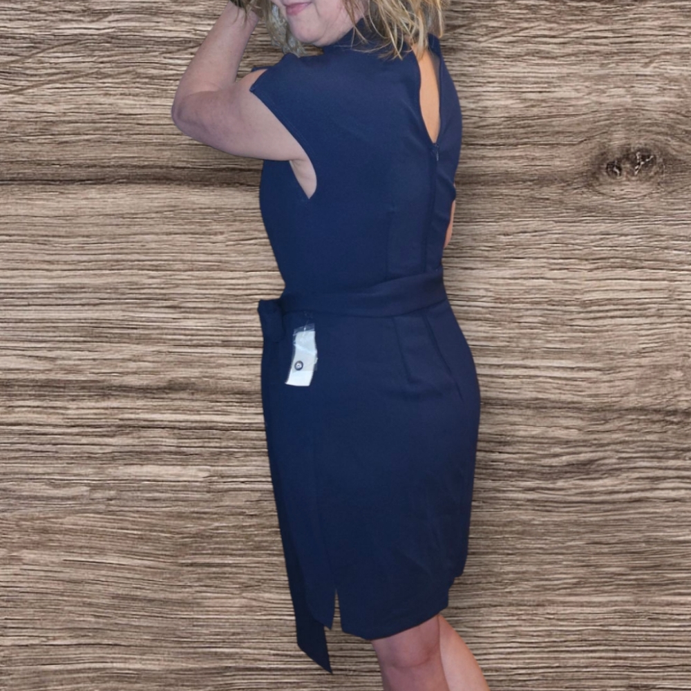 Elegant Navy Blue Dress